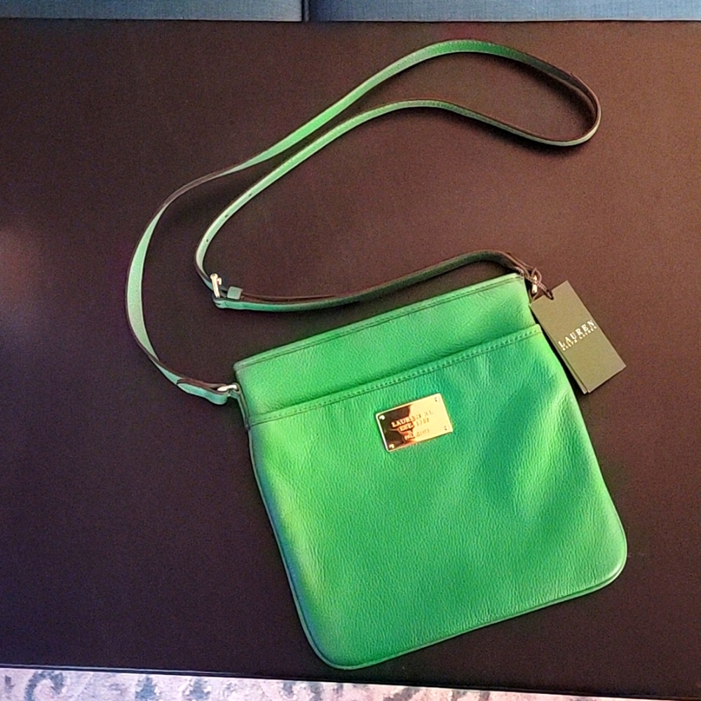 Ralph Lauren Green cross body bag
